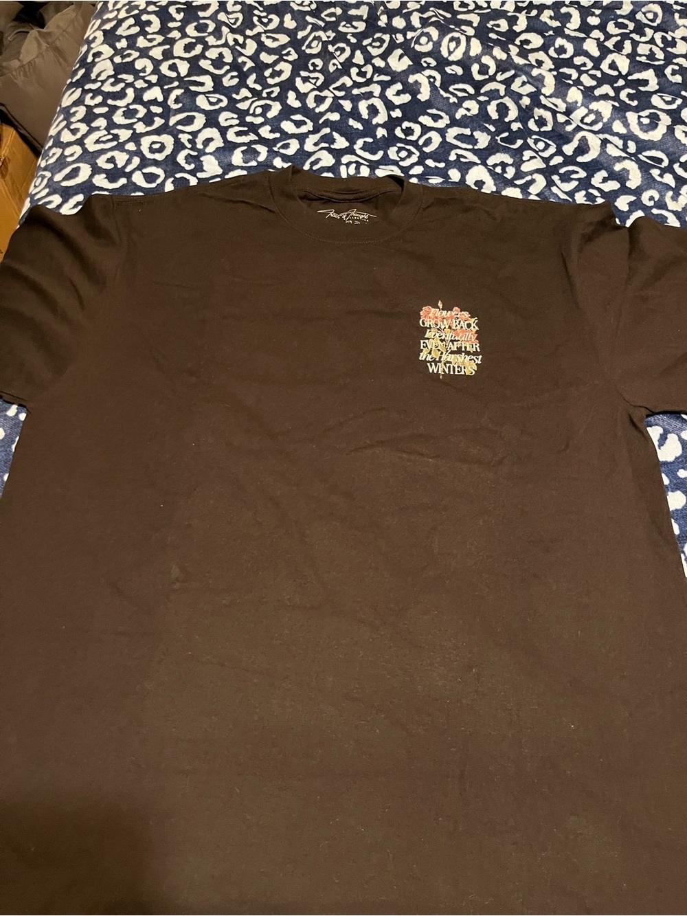 Black Graphic Pocket-Print Men’s T-Shirt